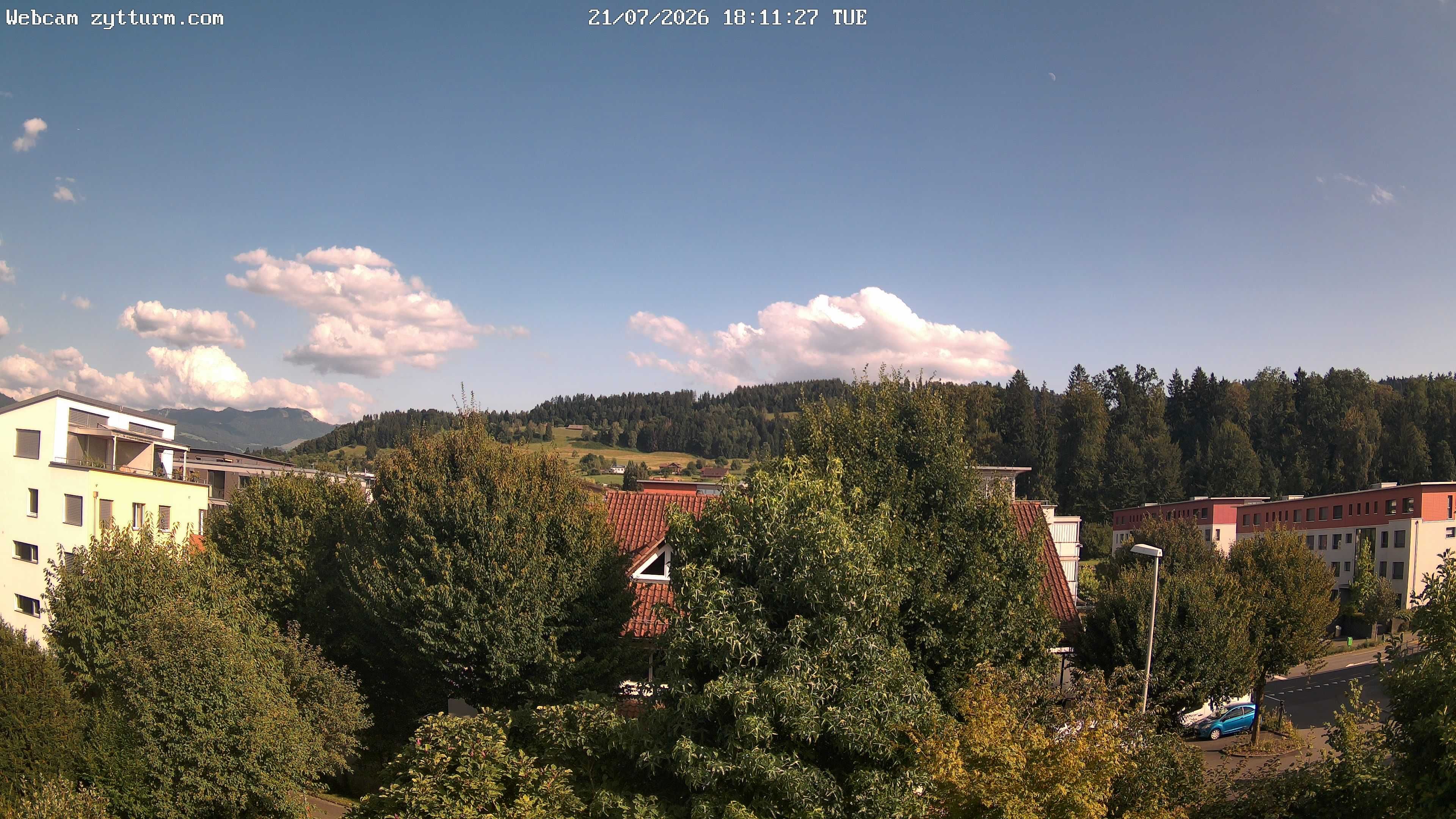 Risch-Rotkreuz: Live Webcam Rotkreuz Richtung Süd-Ost