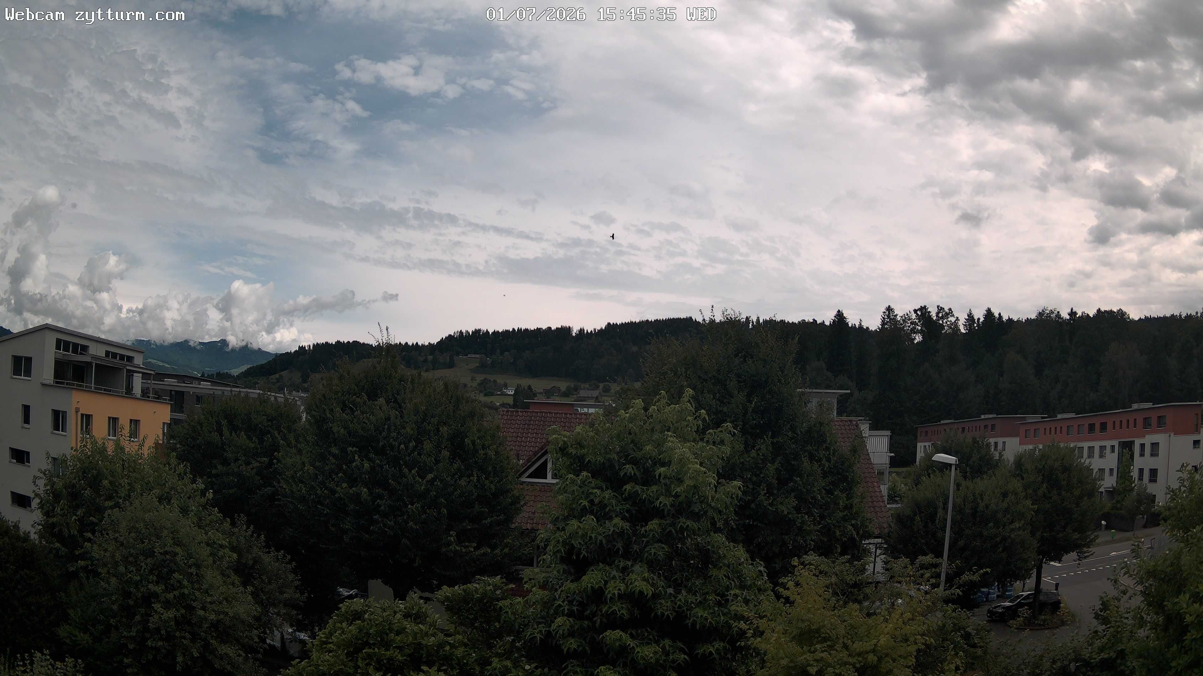 Risch-Rotkreuz: Live Webcam Rotkreuz Richtung Süd-Ost