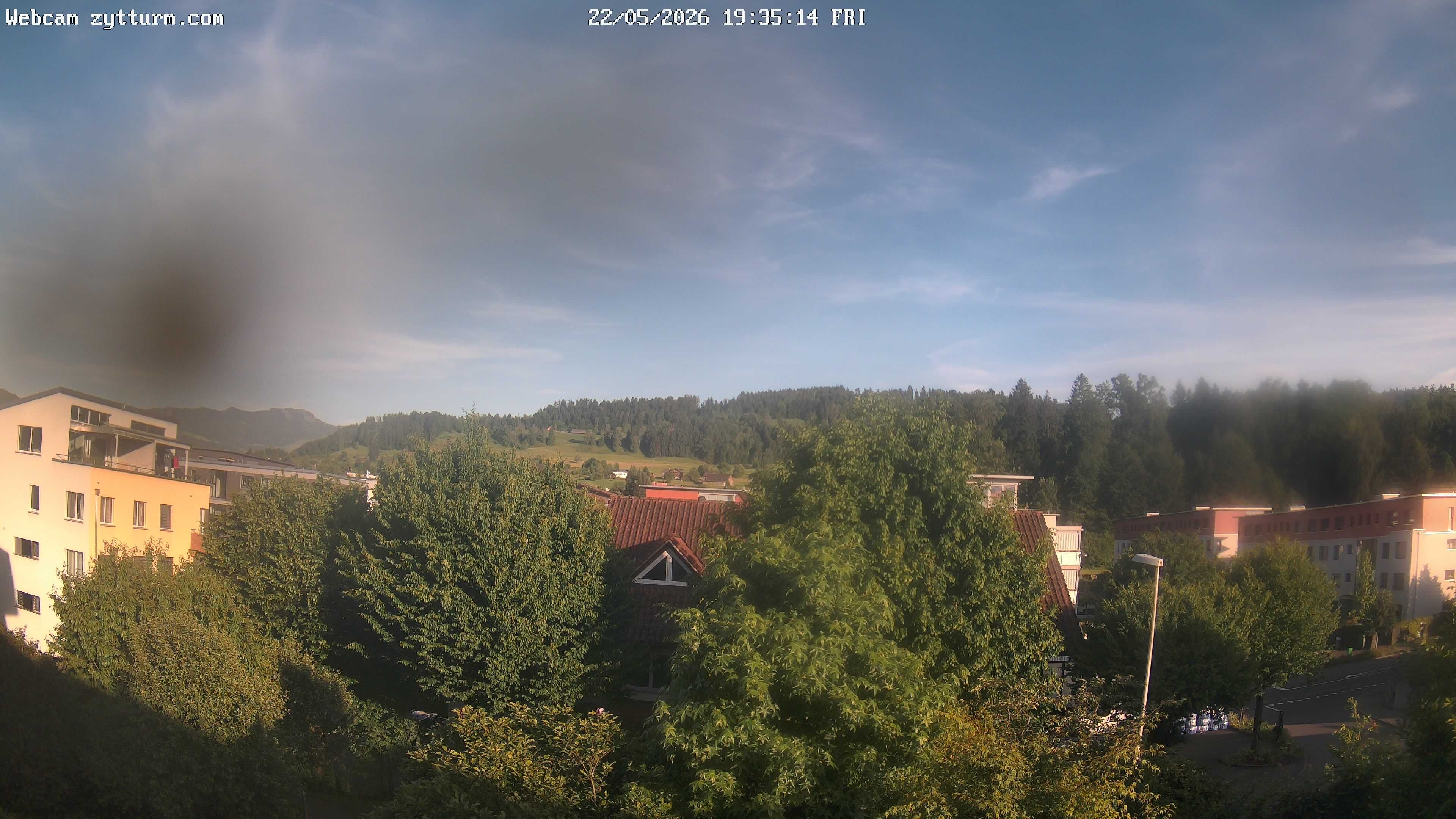 Risch-Rotkreuz: Live Webcam Rotkreuz Richtung Süd-Ost