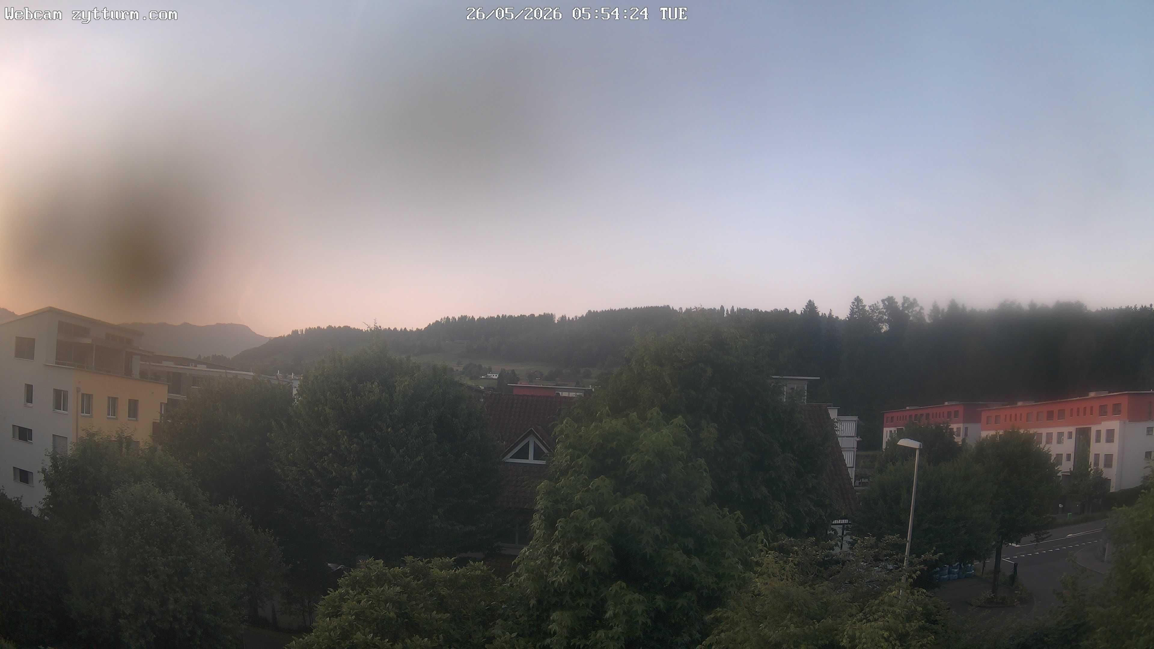 Risch-Rotkreuz: Live Webcam Rotkreuz Richtung Süd-Ost