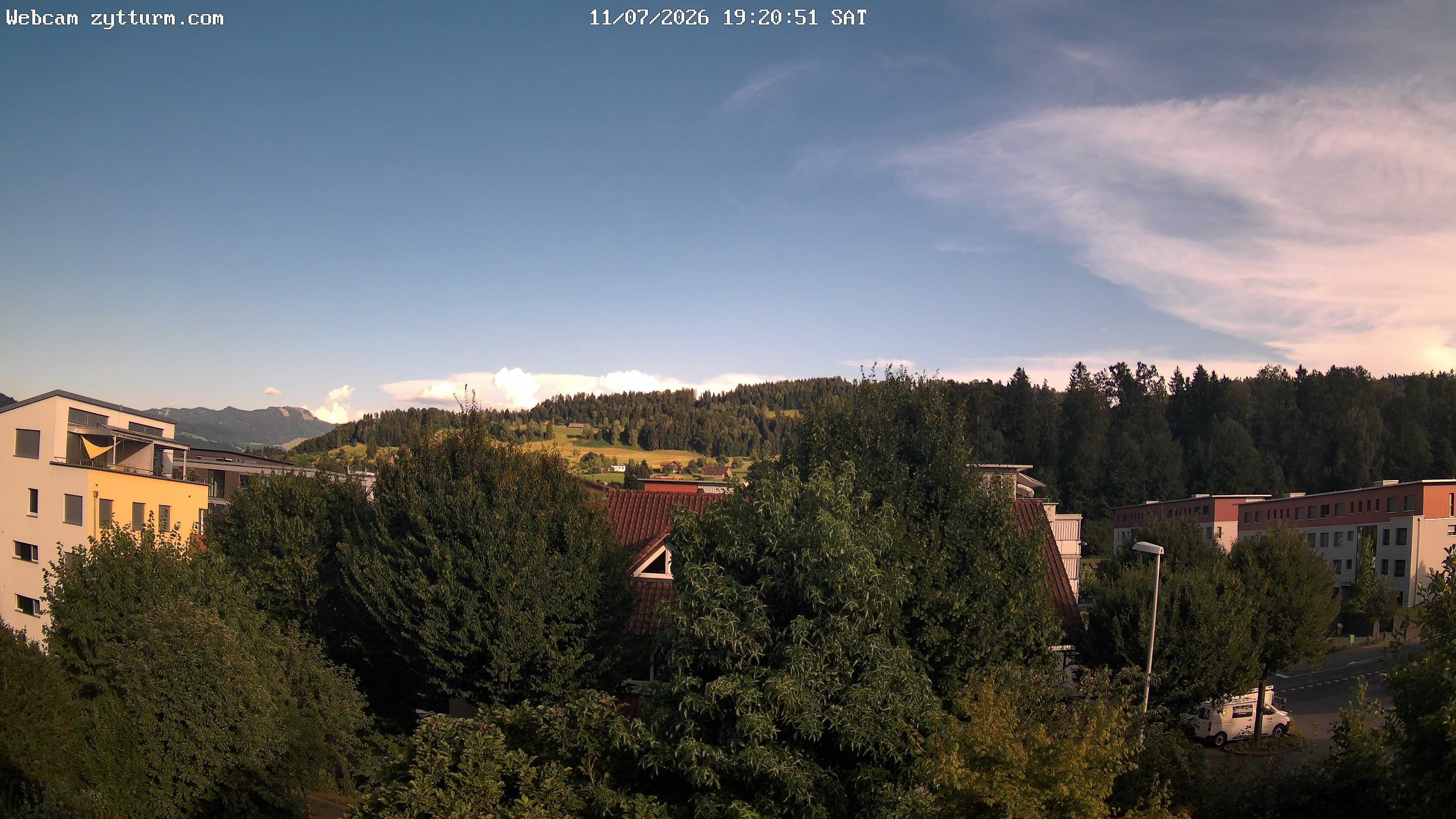Risch-Rotkreuz: Live Webcam Rotkreuz Richtung Süd-Ost