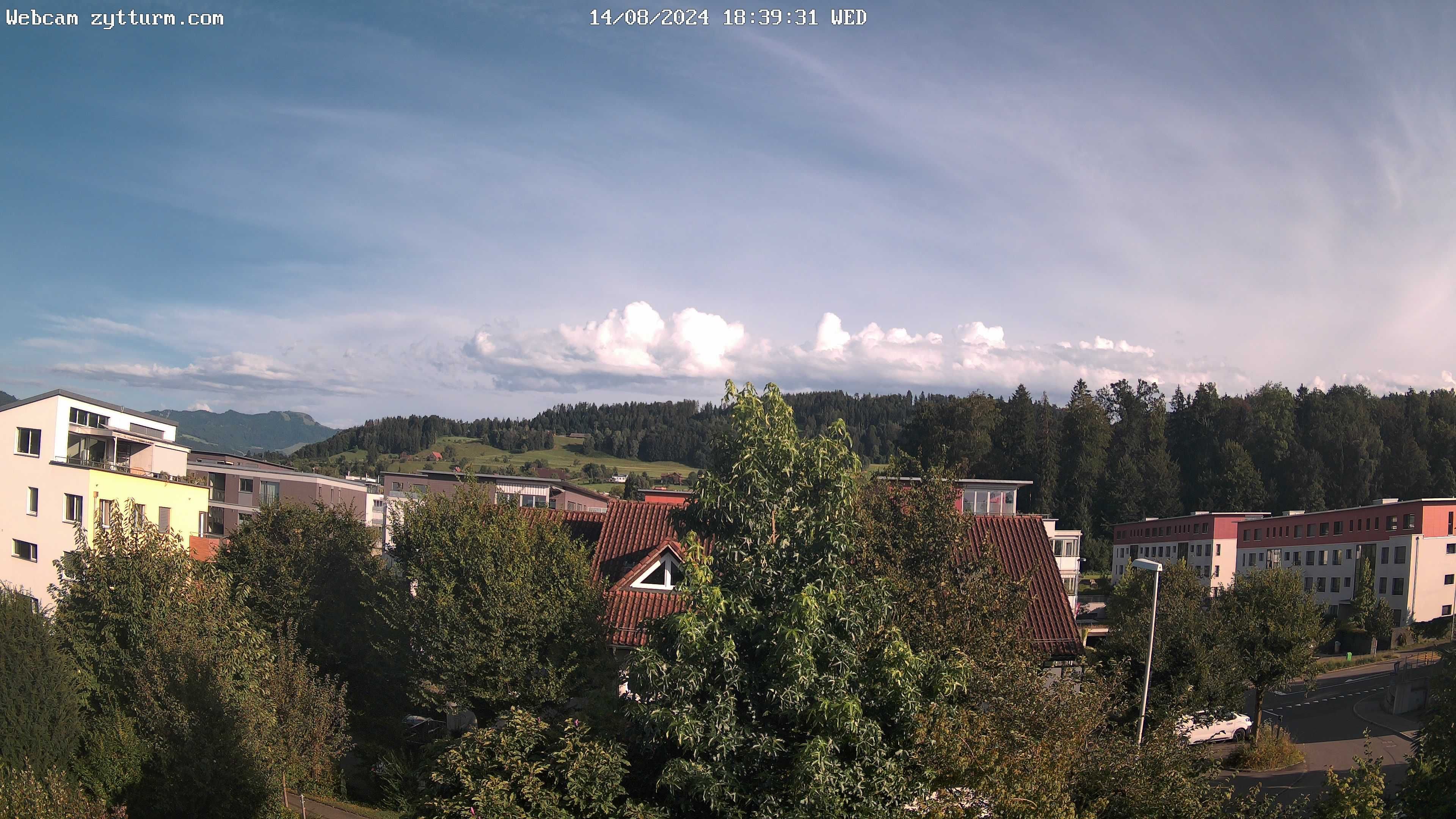 Risch-Rotkreuz: Live Webcam Rotkreuz Richtung Süd-Ost