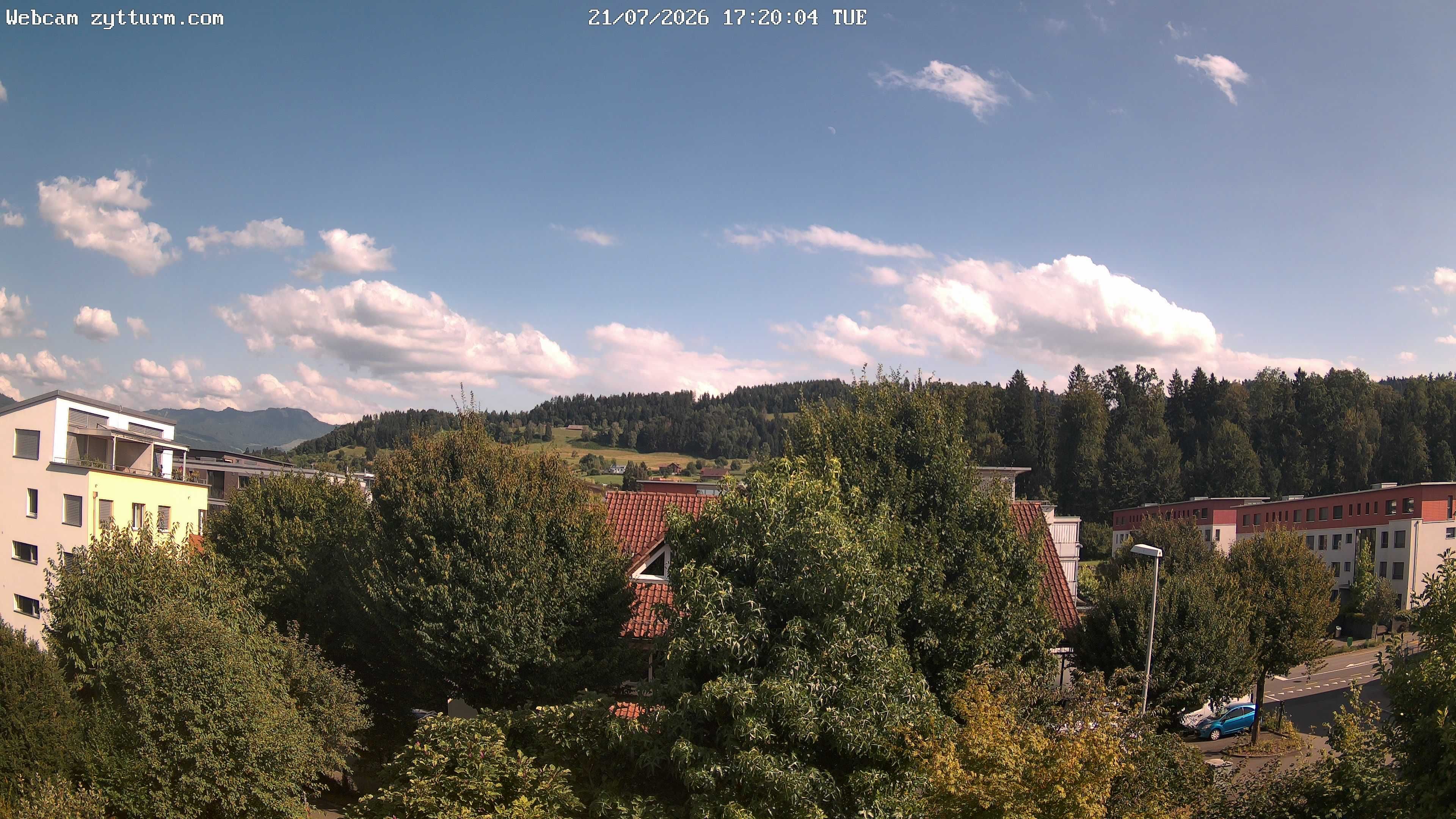 Risch-Rotkreuz: Live Webcam Rotkreuz Richtung Süd-Ost