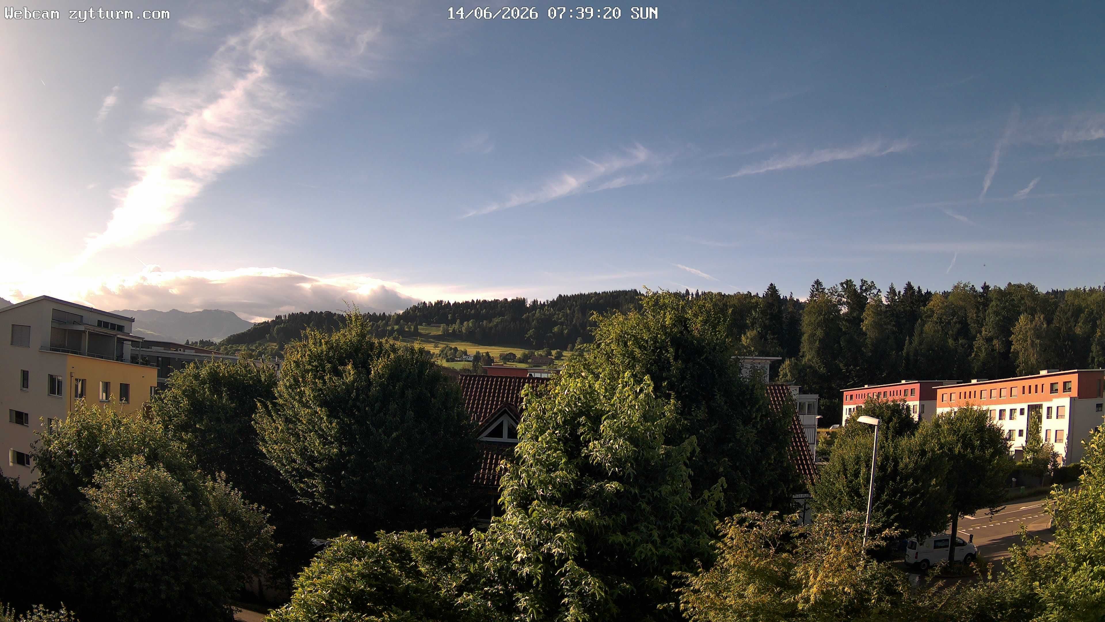 Risch-Rotkreuz: Live Webcam Rotkreuz Richtung Süd-Ost