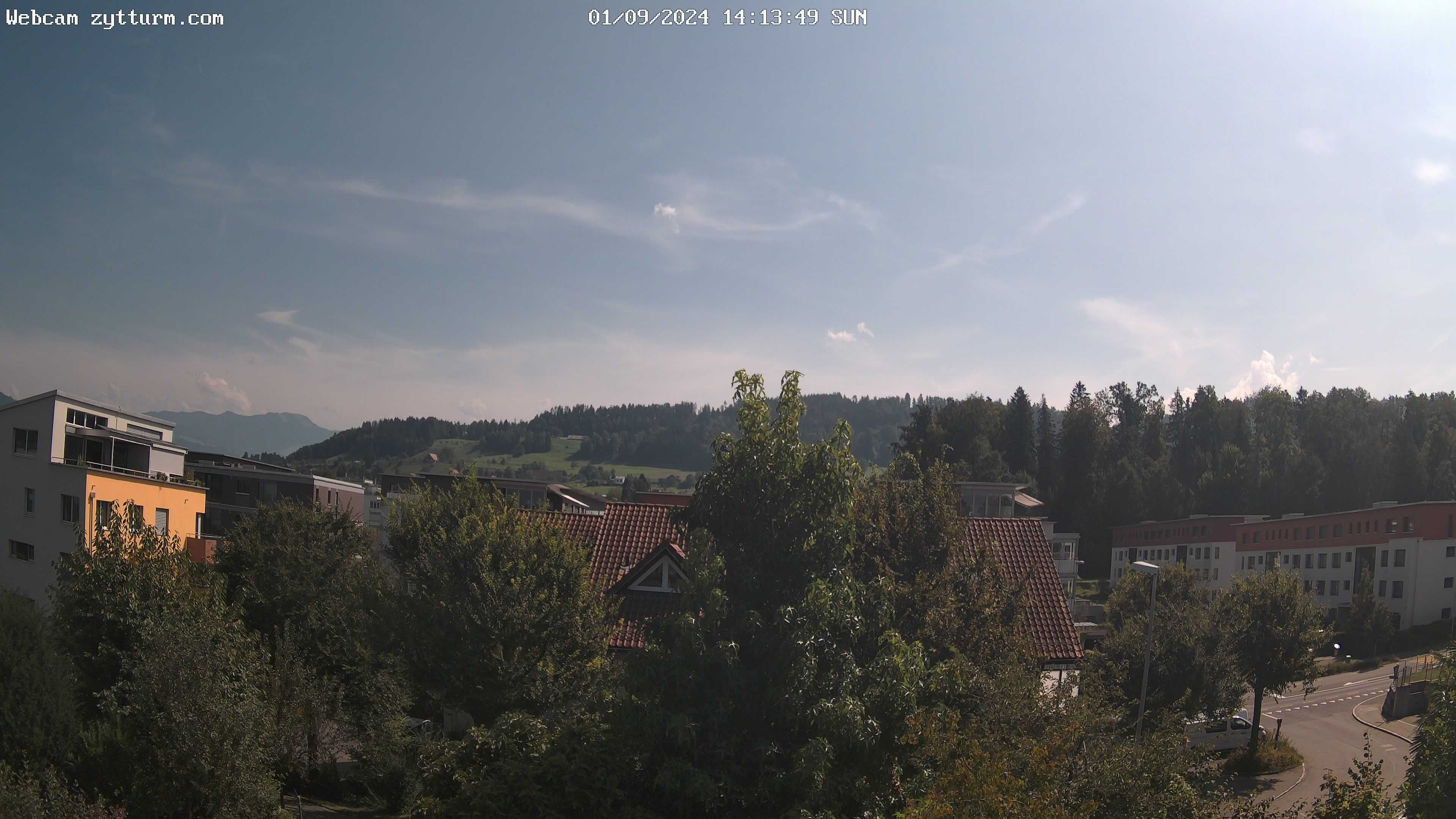 Risch-Rotkreuz: Live Webcam Rotkreuz Richtung Süd-Ost