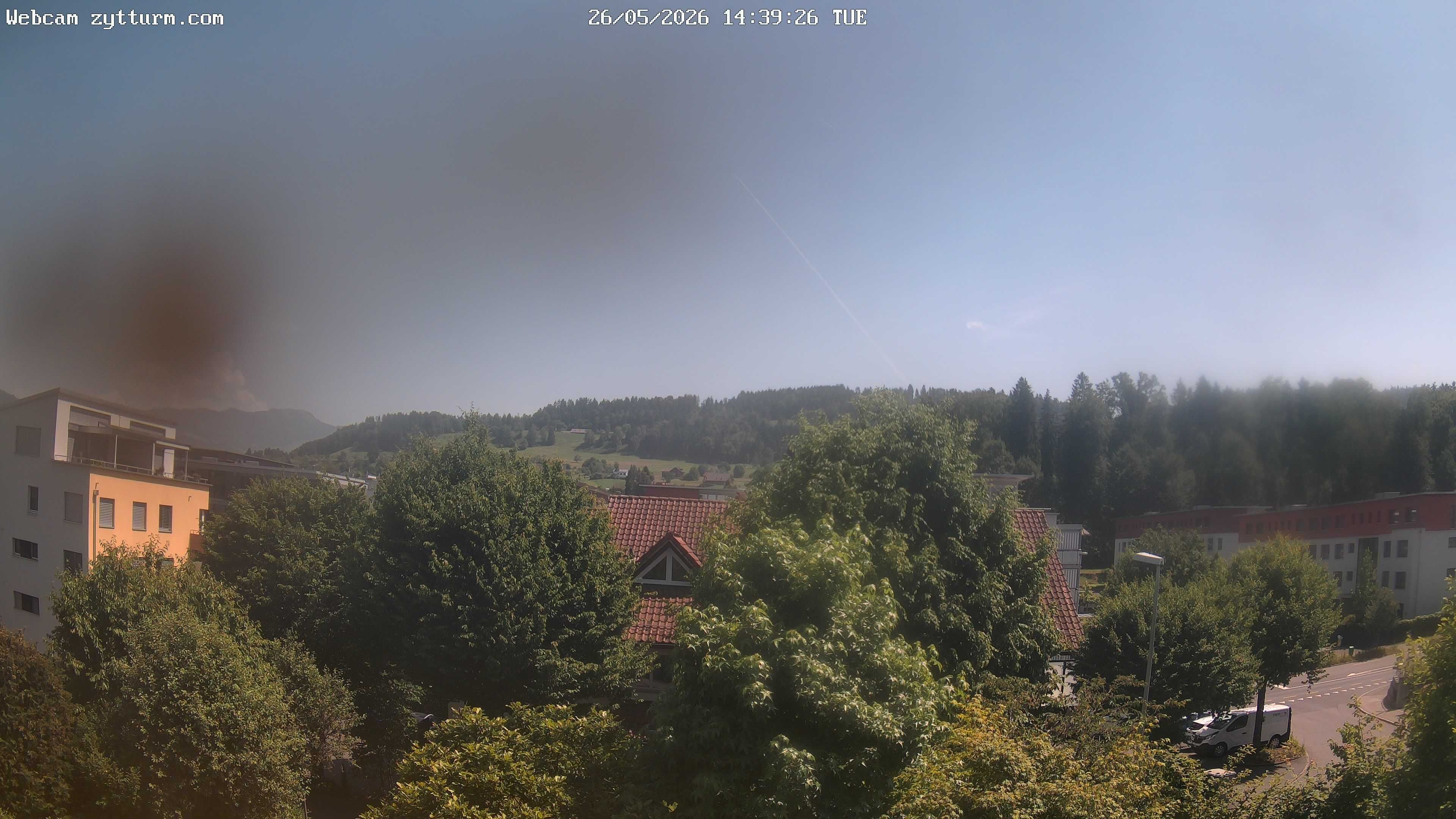 Risch-Rotkreuz: Live Webcam Rotkreuz Richtung Süd-Ost