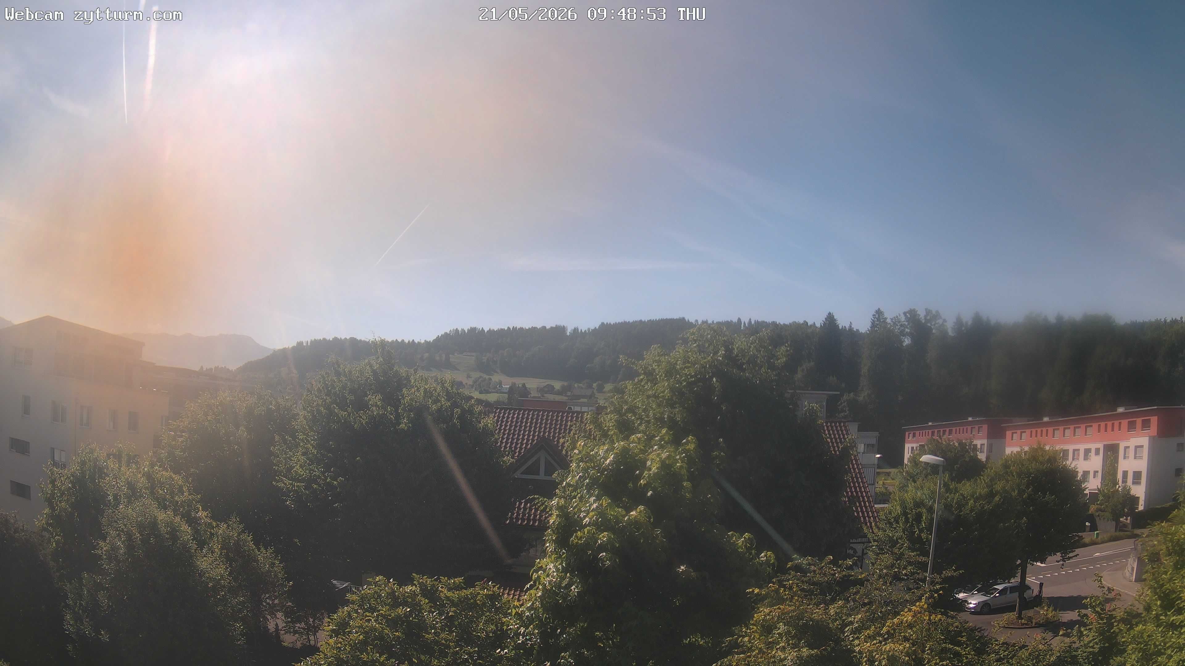 Risch-Rotkreuz: Live Webcam Rotkreuz Richtung Süd-Ost
