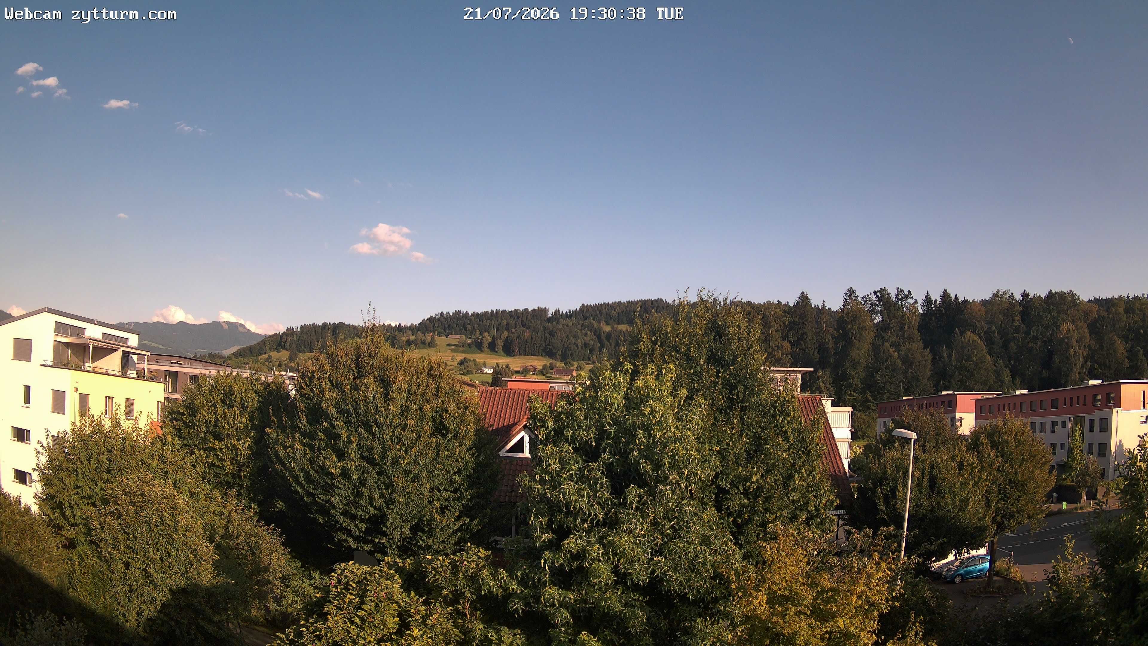 Risch-Rotkreuz: Live Webcam Rotkreuz Richtung Süd-Ost