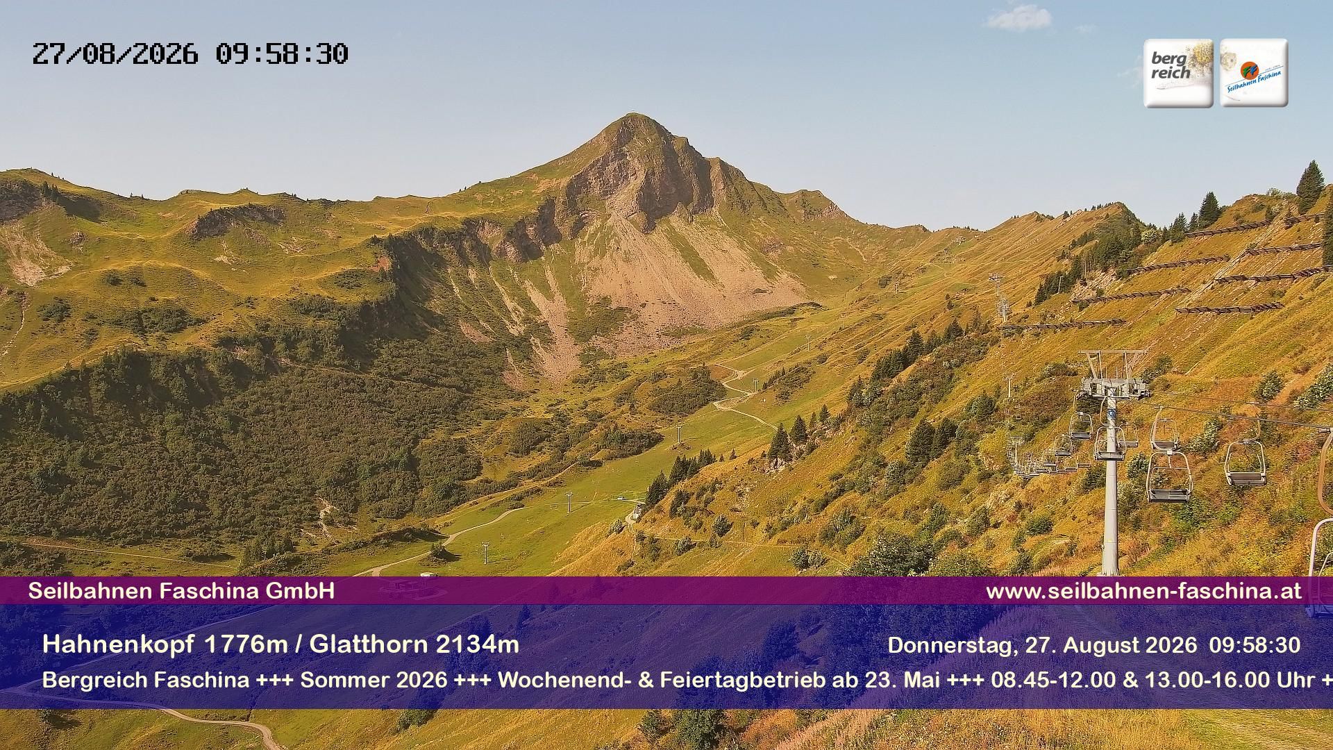 Traffic Cam Gemeinde Fontanella: Hahnenkopf