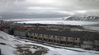 Last daylight view from Longyearbyen › North: Panorama