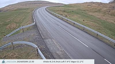 Vue webcam de jour à partir de Velbastaður