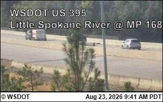 Traffic Cam Spokane › North: US 395 at MP 168: Little - River (7)