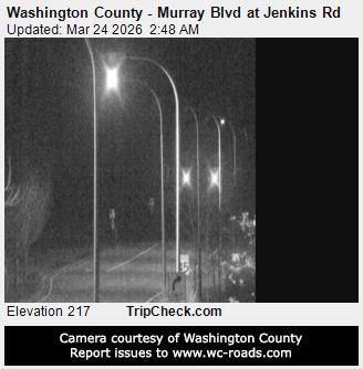 Traffic Cam Durham: Washington County - Murray Blvd at Jenkins Rd
