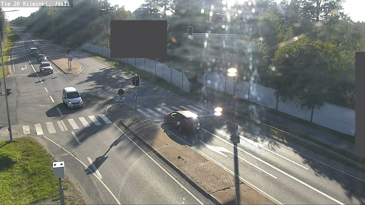 Traffic Cam Oulu: Tie 20 Kiiminki, Jääli - Ouluun