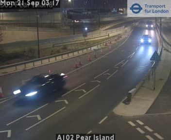 Traffic Cam Heathfield and Waldron: A102 Pear Island