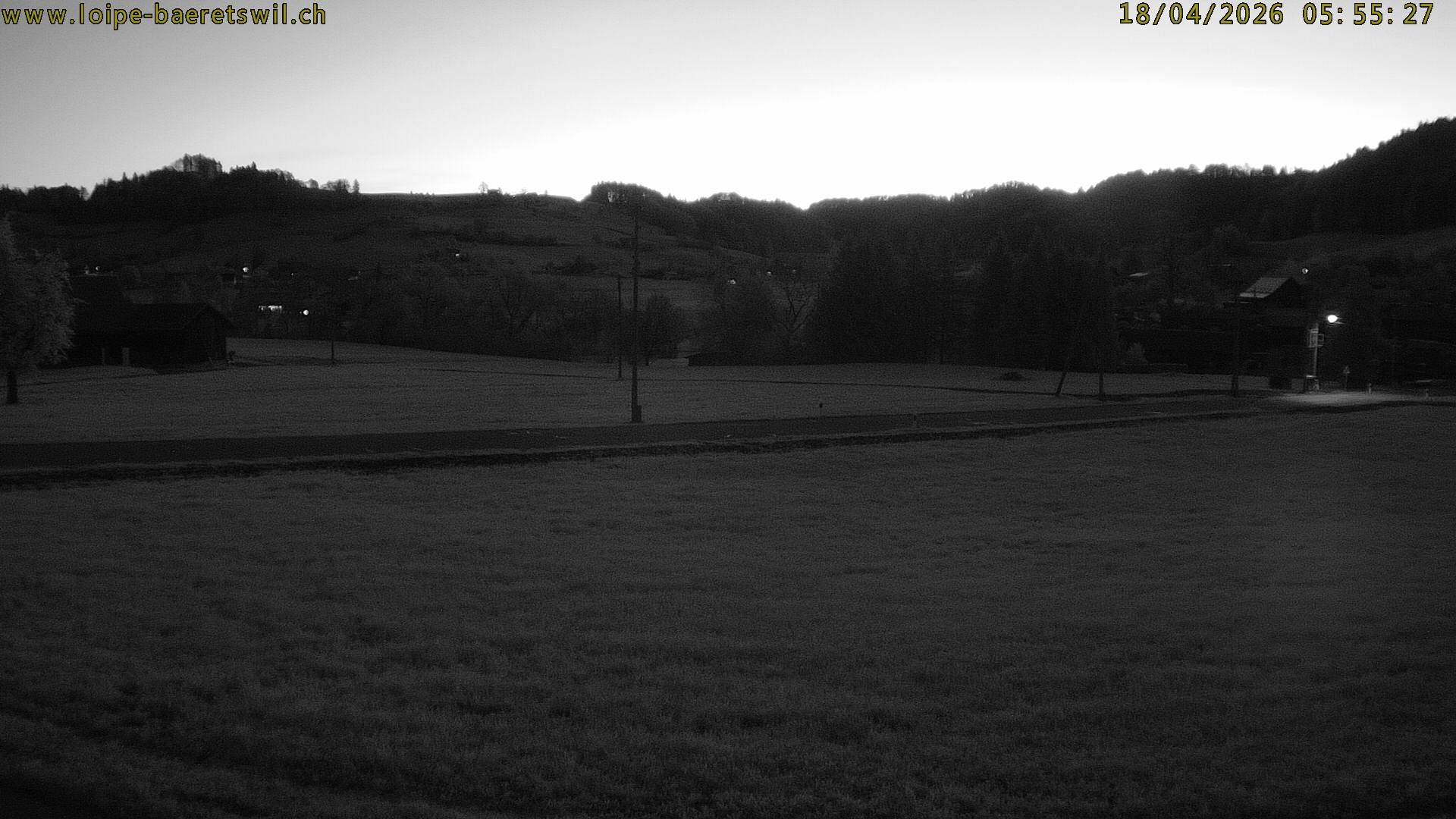 Bäretswil: Zürich, Schweiz: Langlaufloipe