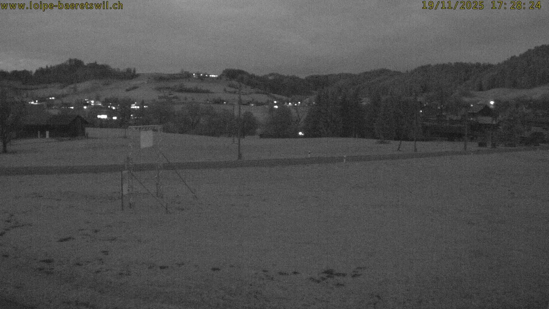 Bäretswil: Zürich, Schweiz: Langlaufloipe