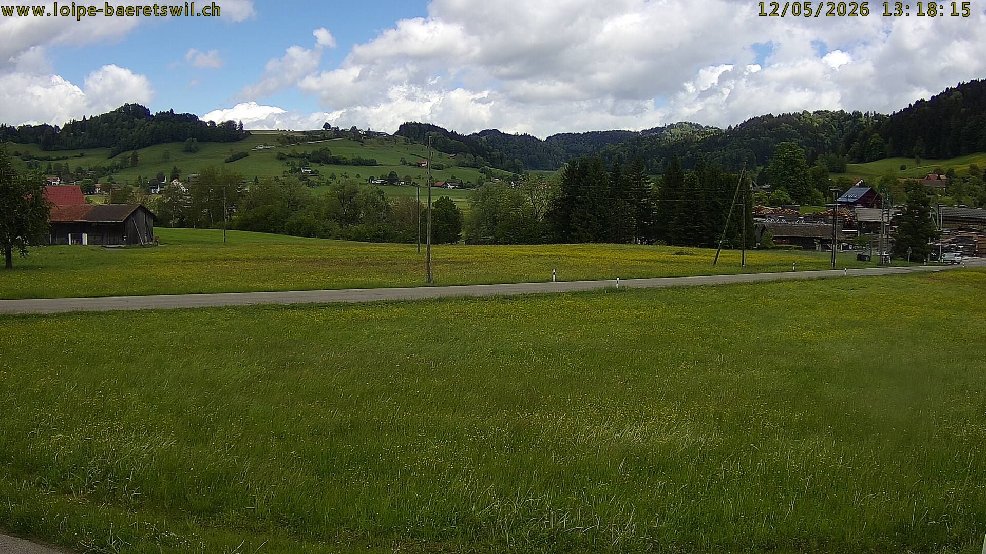 Bäretswil: Zürich, Schweiz: Langlaufloipe