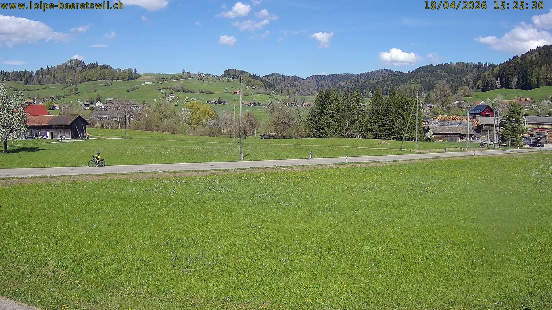 Bäretswil: Zürich, Schweiz: Langlaufloipe