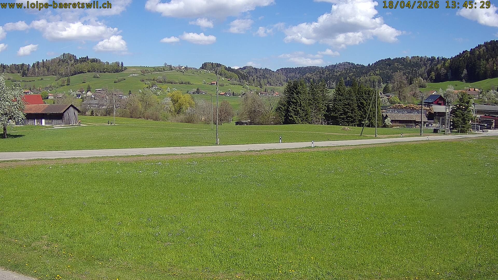 Bäretswil: Zürich, Schweiz: Langlaufloipe