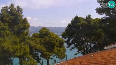 Daylight webcam view from Lumbarda: resort Korčula
