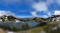 Faverges-Seythenex: Station La Sambuy - Lake Annecy - Mont Blanc massif - Day time