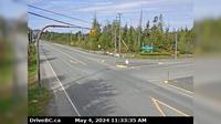 Alert Bay > West: Hwy 19 at Campbell Way in Port McNeill, looking west - Attuale