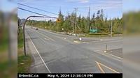 Alert Bay > West: Hwy 19 at Campbell Way in Port McNeill, looking west - Di giorno