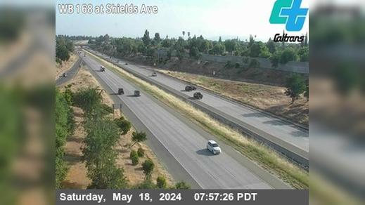 Traffic Cam Fresno › West: FRE-168-AT SHIELDS AVE