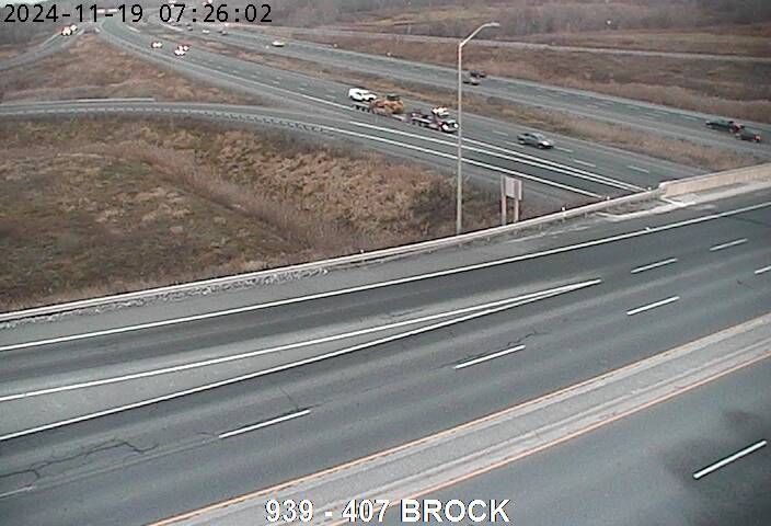 Traffic Cam Pickering: 407 near Brock Road