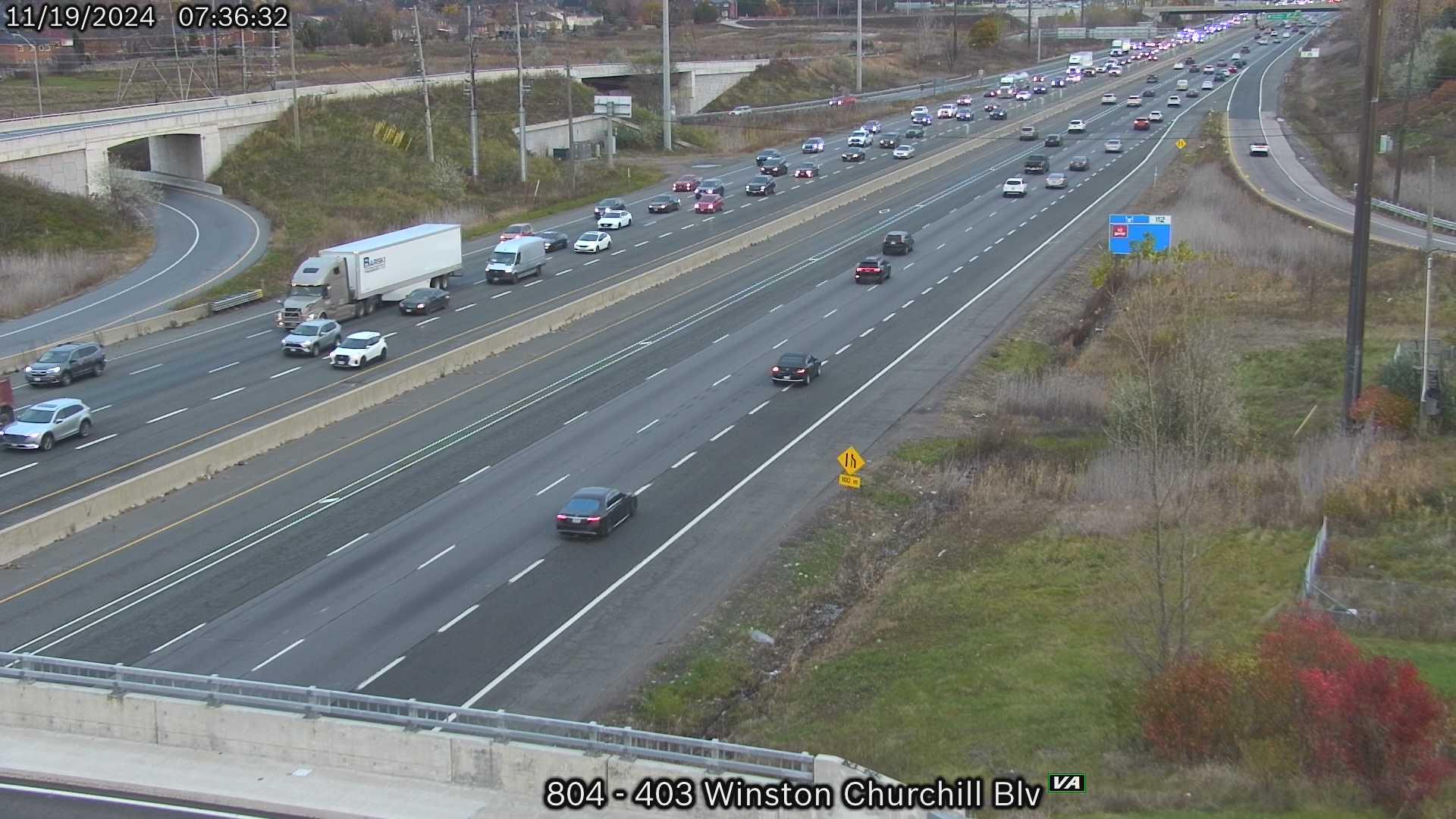 Traffic Cam Mississauga: Highway 403 near Winston Churchill Boulevard