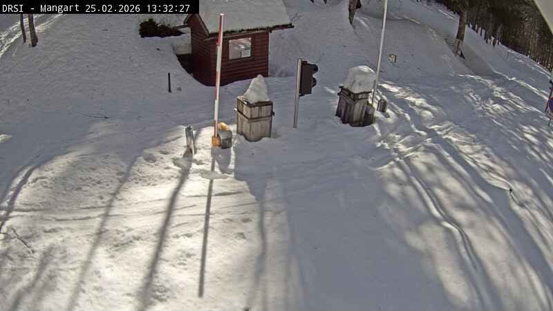Traffic Cam Strmec na Predelu: RT-902, Strmec - Mangart, Mangart