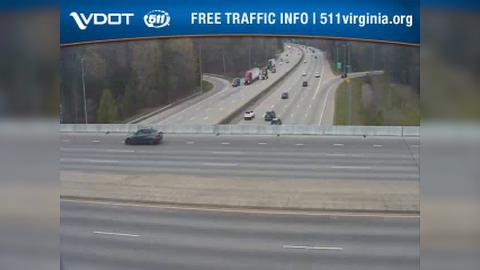 Traffic Cam Oyster Point: I-64 - MM 256.84 - WB - AT Victory Blvd overpass