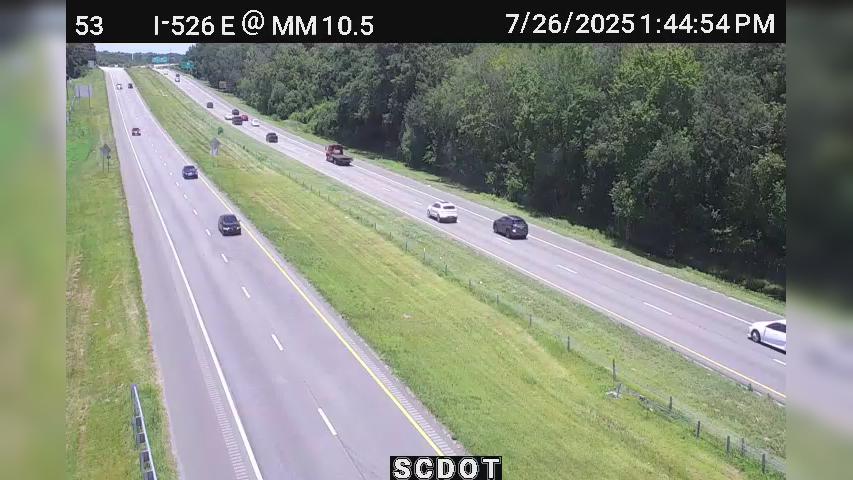 Traffic Cam North Charleston: I-526 E @ MM 10.5