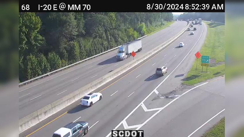 Traffic Cam Belmont: I-20 E @ MM 70 (Fairfield Rd)