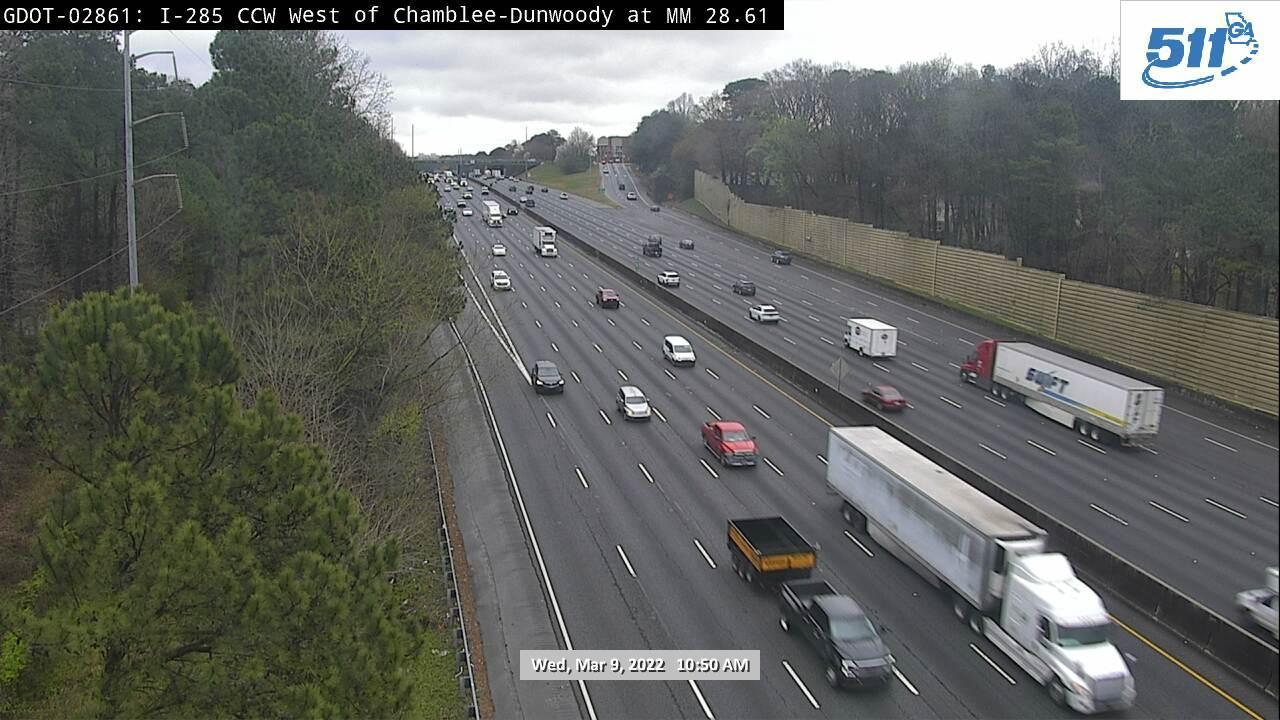 Traffic Cam Dunwoody: GDOT-CAM-