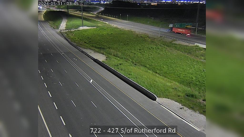 Traffic Cam Etobicoke: Highway 427 South of Rutherford Road