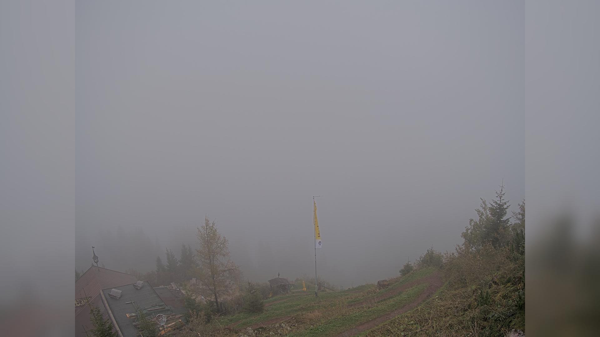 Traffic Cam Kitzbuhel: Hahnenkamm Bergstation - Blickrichtung NO