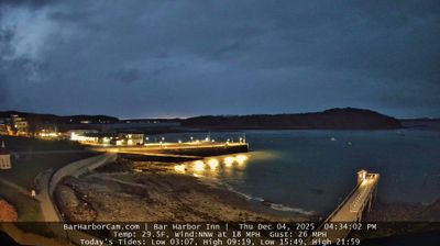 Recent Bar Harbor Webcam Image