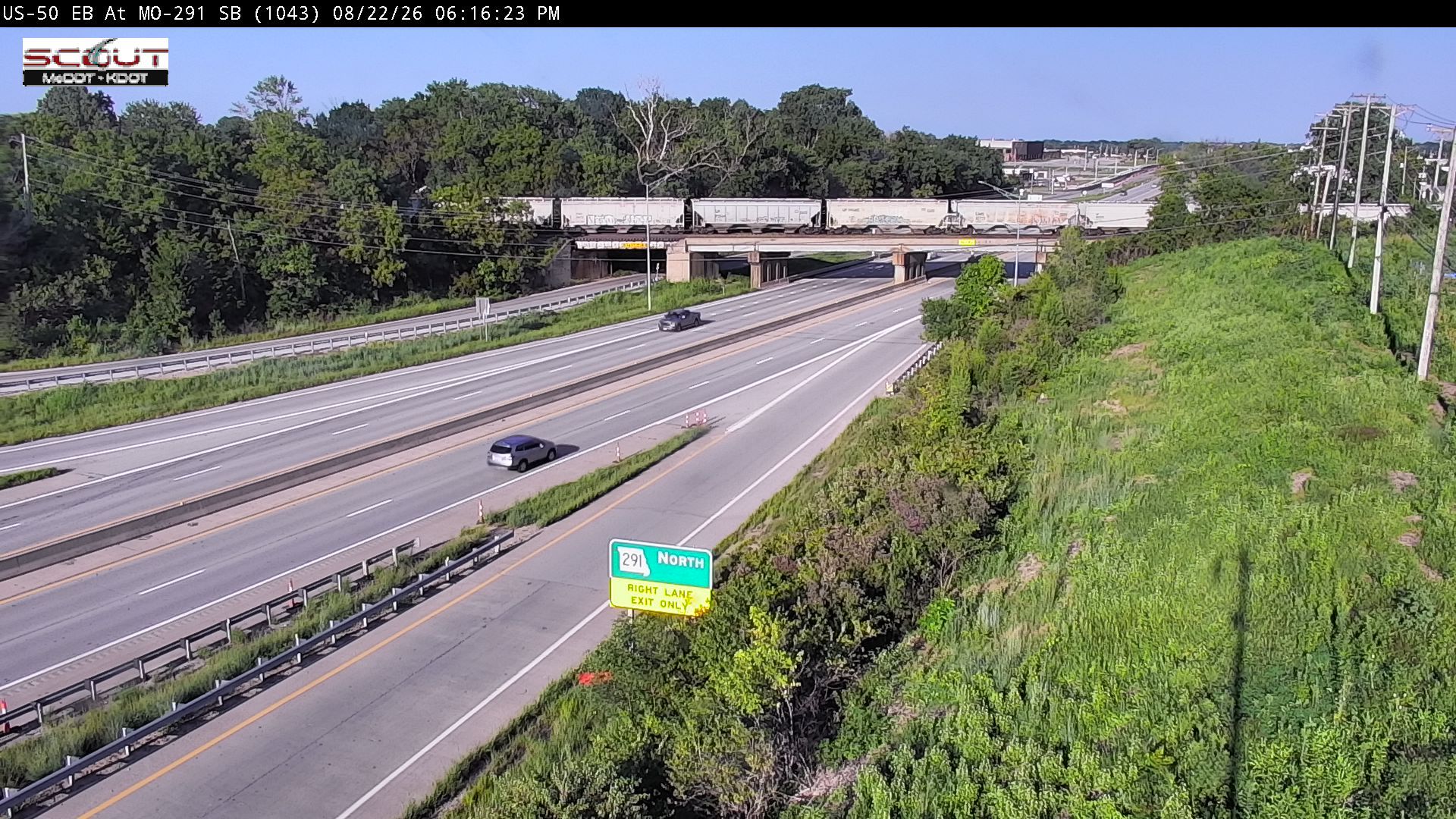Traffic Cam Lee's Summit › South: US 50 E @ 291 Hwy South