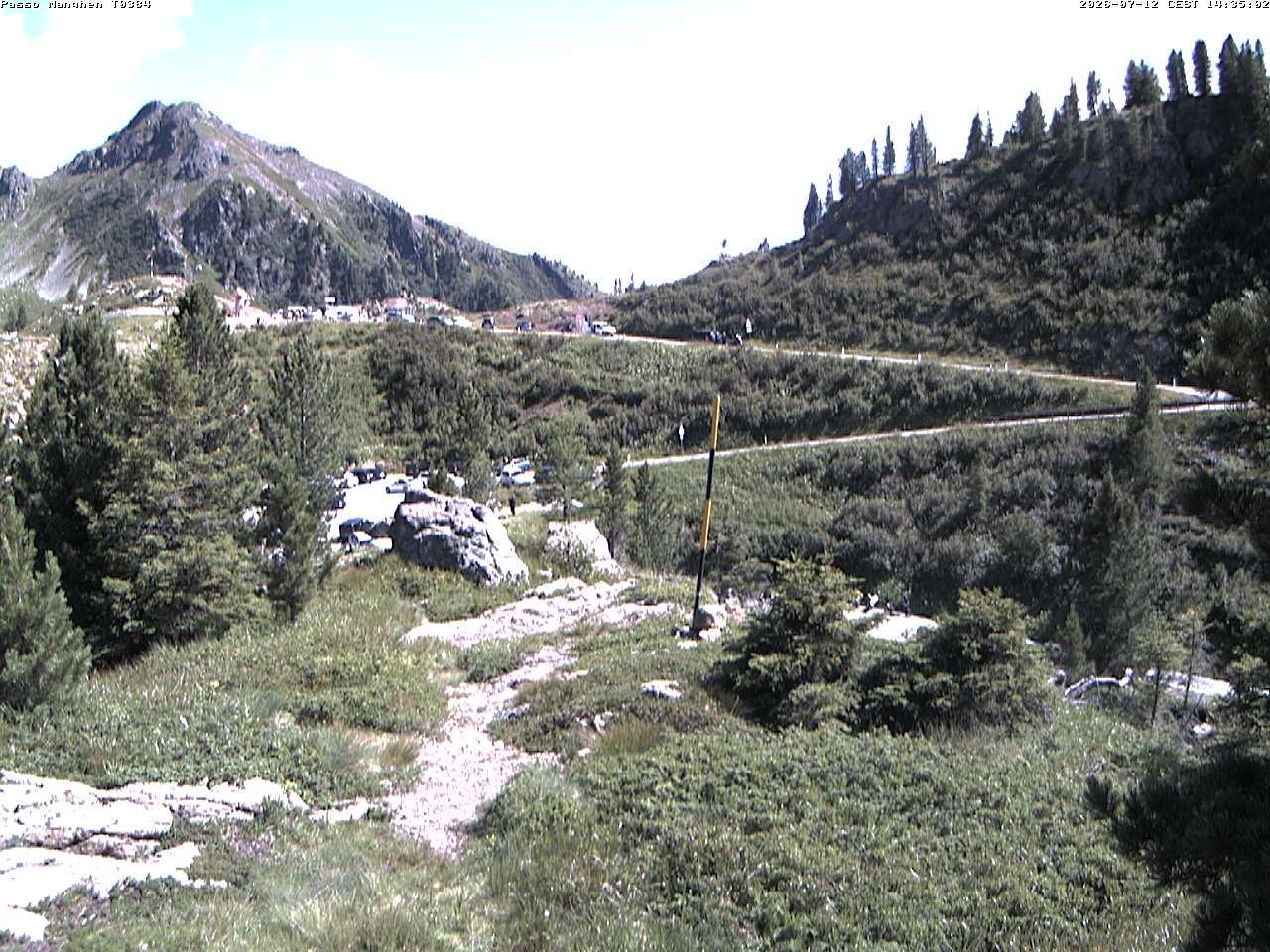 Traffic Cam Castello-Molina di Fiemme: Manghen Pass - Passo Manghen