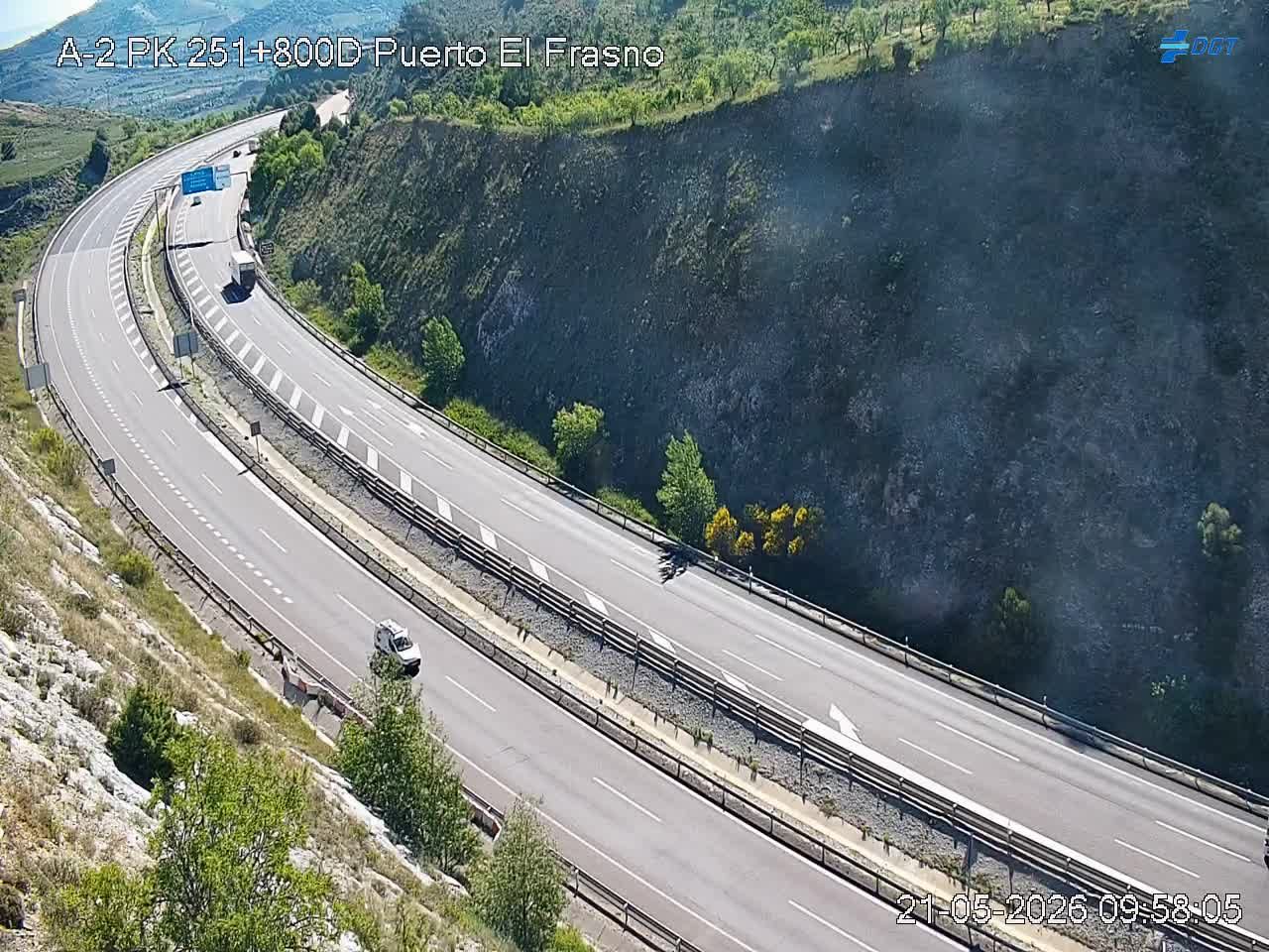 Traffic Cam El Frasno: Autovía del Nordeste - A-2