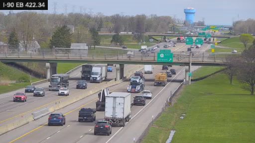 Traffic Cam Cheektowaga › East: I-90 Between Interchange 52 (Walden Ave) and 51 (Route