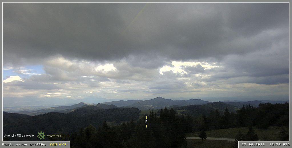Traffic Cam Skofja Loka › East: Polhograjski Dolomiti
