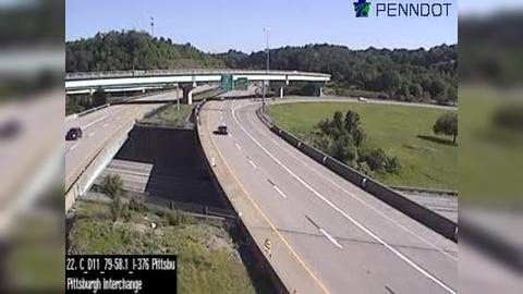 Traffic Cam Thornberry: I-79 @ EXIT 59B (I-376 WEST AIRPORT)