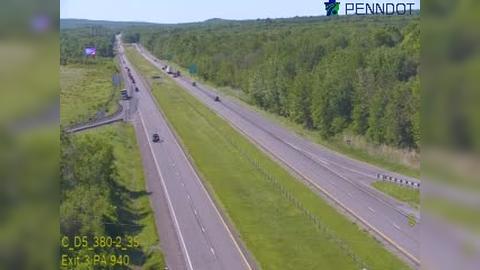 Traffic Cam Tobyhanna Township: I-380 @ EXIT 3 (PA 940 POCONO PINES/MOUNT POCONO)