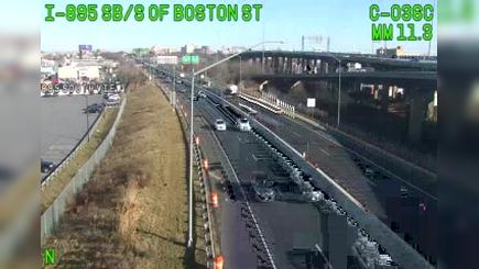 Traffic Cam Medford: I-895 S of Boston St