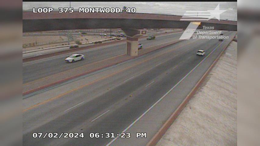 Traffic Cam El Paso › West: LP-375 @ Montwood