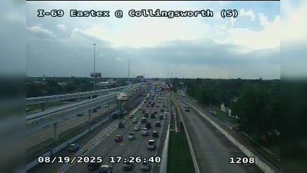 Traffic Cam Houston › South: I-69 Eastex @ Collingsworth (S)