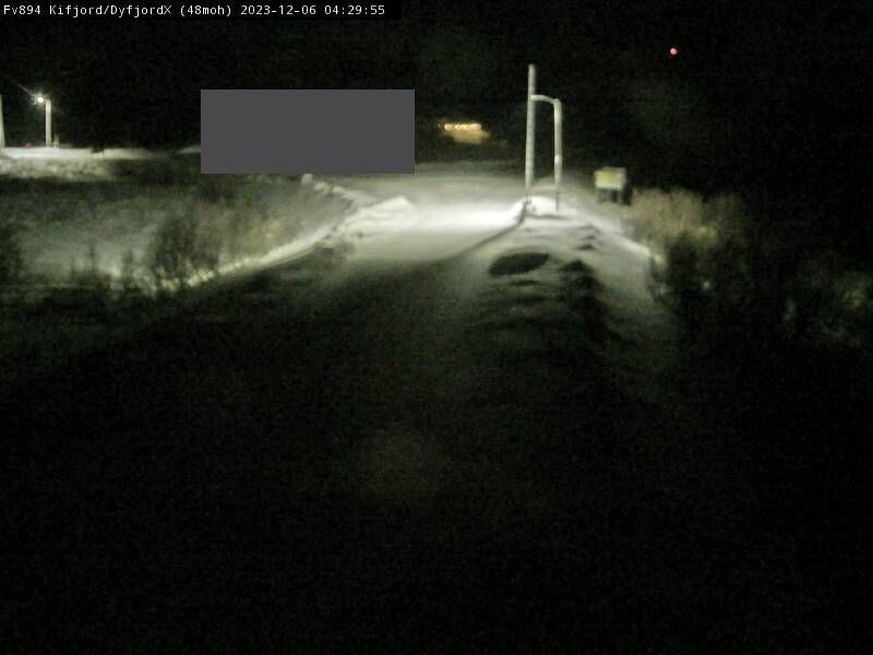 Traffic Cam Kjollefjord: F894 Kifjord/DyfjordX